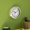 Clockswise 8-in Round Quartz Wall Clock Non-Ticking Battery Operated with Silent Sweep Movement,  QI004745.WT.8 - alternate 2