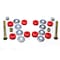 Energy Suspension Stabilizer Bar Link Bushing, Red; Polyurethane 16.8104R - alternate 1
