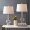 Jonathan Y Genie 28.5" Glass LED Table Lamp, Clear, 2PK JYL1061B-SET2 - alternate 2
