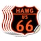 Signmission Hawg Us 66, 4 inch X 4 inch, Vinyl Decal, 5PK SHI-D-5PACK-4-478 - alternate 1