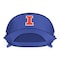 Picnic Time Family Of Brands NCAA Illinois Fighting Illini Manta Portable Beach Tent - Pop Up Tent 113-00-139-214-0 - alternate 1