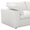Homeroots 120" White Linen Blend Modular Sofa And Storage 714566 - alternate 2