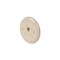 Leviton 4-Terminal Round Modular Telephone Jack, Flush Mount, Ivory 40229-I - alternate 1