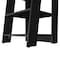 Homeroots 17" Black Wood Freestanding Bathroom Vanity 571350 - alternate 2