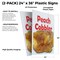 Signmission Peach Cobbler, Plastic Signs Only 24 Inch x 36 Inch, Corrugated Plastic, 2PK CSB-2436-2PACK-Peach Cobbler - alternate 2