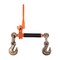 Mytee Products 4PK 1/2in- 5/8in Folding Handle Ratchet Load Binder with Grab Hook 18,100 lbs WLL, 4PK CBRS-FH12-SOx4 - alternate 2