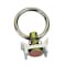 Mytee Products 8 ft L-Track Powder Coated (4) & Stud w/Stainless Steel Ring (16) Tie Down System, 16PK LTK8x4-LTKSx16 - alternate 2
