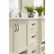 Amerock Jolene 5-1/16 in 128 mm Center-to-Center Black Brushed Nickel Cabinet Pull BP4584128BBN - alternate 2