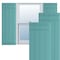 Ekena Millwork True Fit PVC, Four Board Joined Board-n-Batten Shutters, Pure Turquoise, 21 1/2W x 62H, PR TFP101BBF21X062PT - alternate 1