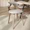 Leisuremod Modern Wooden Dining Chair, Washed Walnut Frame in Light Grey, Klyne Collection KCWW-22LGR - alternate 2