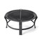 Homeroots Black Steel Round Wood Burning Fire Pit 416240 - alternate 2