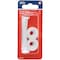 Do It Best 3/8 x 2-1/2 White Plastic Toilet Seat Hinge Bolt DIB835-39 - alternate 2