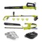 Sun Joe 24V 3 Tool Garden Combo Kit w/2 x 24V 2.0Ah Batteries and Dual Port Rapid Charger 24V-GT4MAX-LTE - alternate 2