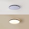 Jonathan Y Astrid 21.25" 1-Light Modern Minimalist Iron Circle Integrated LED Flush Mount, Black JYL7908A - alternate 2