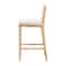 Bali & Pari Sofia Bohemian Natural Rattan Bar Stool 248-13721-ZORO - alternate 3