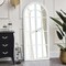 Homeroots 71" White Arch Wood Framed Standing Mirror 565140 - alternate 2