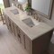 James Martin Vanities Portland 72" Double Vanity, Whitewashed Walnut, w/ 3 CM Tajnar Eclos Top 620-V72-WW-3TJR - alternate 3