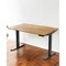 Homeroots 48" Adjustable Brown and Black Stainless Steel Computer Desk 397740 - alternate 2