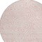 Homeroots 8' Pink And Gray Round Abstract Washable Indoor Outdoor Area Rug 599000 - alternate 3