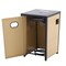 Deko Living Tapered Square Outdoor Propane Gas Fire Pit Table 40,000 BTU, Glass Bead Filler COB10011 - alternate 3