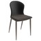 Leisuremod Mosaic Collection Modern Dining Chair in Charcoal Fabric MC44CH - alternate 1