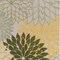 Homeroots 12' X 15' Green Blue Yellow And Dark Green Floral Indoor Outdoor Area Rug 548125 - alternate 2