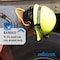 Sellstrom Reusable Non-Allergenic polymer Ear Plugs, Bell Shape, 25 dB, High Visibility Green S23430 - alternate 2