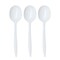 Smarty Had A Party Medium Weight Disposable Plastic Spoons, 1000PK 752-CASE - alternate 2