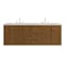 James Martin Vanities Laurent 72" Double Vanity, Honey Oak w/ 3 CM Siberian Silestone Top 545-V72-HNO-3SFR - alternate 2