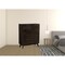 Homeroots 39" Dark Acacia Solid Wood Five Drawer Dresser 473077 - alternate 2
