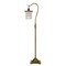Homeroots 60" Brass Traditional Shaped Floor Lamp With Bronze Transparent Glass Drum Shade 526264 - alternate 1