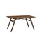 Homeroots 59" Walnut Wood Dining Table 630372 - alternate 2