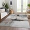 Homeroots 5' X 8' Brown Black And Gray Abstract Washable Indoor Outdoor Area Rug 603648 - alternate 1