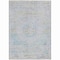 Homeroots 5' X 8' Beige And Blue Medallion Washable Indoor Outdoor Area Rug 615729 - alternate 1