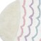 Homeroots 32" White Pink And Purple Cotton Fish Shaped Youthful Bath Rug 634901 - alternate 2