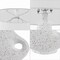 Jonathan Y Charlotte 24" Minimalist Designer Iron/Resin Oval Shade LED Table Lamp, White Terrazzo JYL4059A - alternate 2