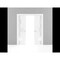 Vdomdoors Sliding French Double Pocket 60x84" Opaque / Sete 6933 White Silk / Kit Rail Hardware / MDF  Modern SETE6933DP-WS-6084 - alternate 2