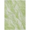 Homeroots 10' X 14' Green And Ivory Abstract Washable Indoor Outdoor Area Rug 582979 - alternate 2