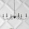 Jonathan Y Wicklow 34.75" 6-Light Bohemian Farmhouse Iron LED Chandelier, Oil Rubbed Bronze JYL7559A - alternate 2