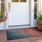 Homeroots 2' X 3' Gray and Red Orange Ombre Washable Non Skid Indoor Outdoor Area Rug 563727 - alternate 2