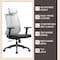 Leisuremod Nift Mesh Ergonomic Swivel Office Chair with Headrest NO62W - alternate 2