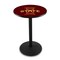 Holland Bar Stool Co 42" Blk Wrinkle Iowa State Pub Table, 36" dia. Top L214B4236IowaSt - alternate 1