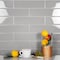Apollo Tile Gray 3 in x 12 in Glass Glossy Wall Subway 5 sqft/case, 20PK APLA88092 3X12A - alternate 2