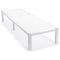 Leisuremod Marlin Patio Chaise Lounge Chair with White Aluminum Frame, White, 2PK MLW-77W2 - alternate 3