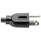 Eaton Tripp Lite Series Desktop Computer Power Cord, NEMA 5-15P to C13, 5-Pack - 10A, 125V, 18 AWG, 2 P030-002-5 - alternate 2