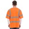 Protectx Short Sleeve T-Shirt, Class 2, Type R, Polyester, Orange, L, 3 PK ST-150SS1-OR-L-03 - alternate 1