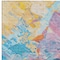 Homeroots 8' X 10' Blue Yellow Pink And Orange Abstract Washable Indoor Outdoor Area Rug 618535 - alternate 3
