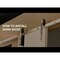 Sartodoors Sturdy Barn Door Frosted Tempered Glass Planum 2102 30x84 Solid Core Modern Interior PLANUM2102BD-S-CA-3084 - alternate 2