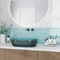 Apollo Tile Sky Blue 0.6 in x 12 in Glass Glossy Pencil Liner Tile Trim 0.5 sqft/case, 10PK T88041-15A - alternate 2