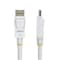 Startech.Com 6ft White VESA Certified DisplayPort 1.2 Cable, 4K 60Hz, Latching DP Connectors DP12-CABLE-6FTW - alternate 2